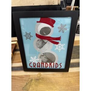 Winter Snowman Picture frame - 8x10